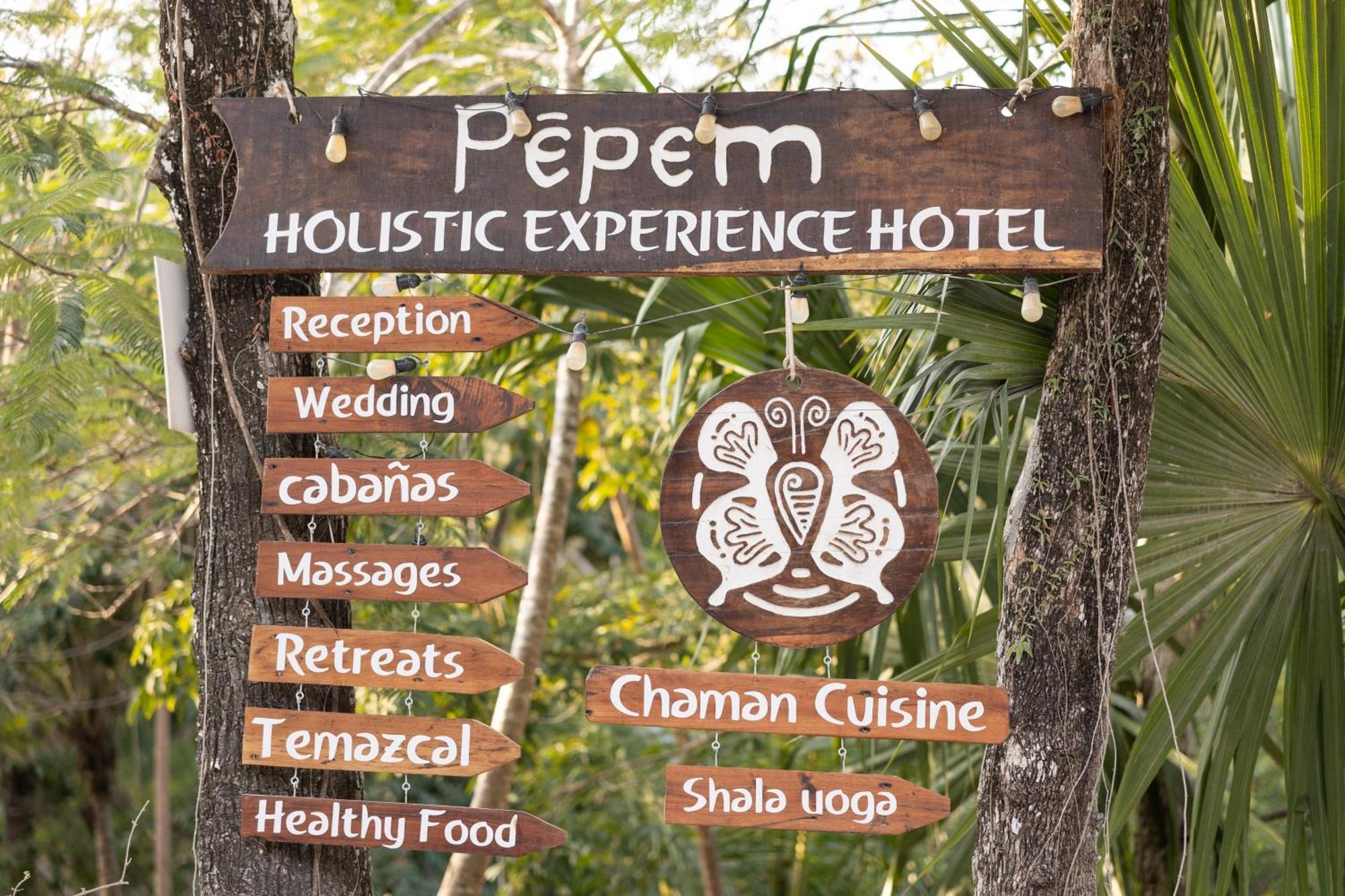 فيلا Pepem Holistic Experience - Peaceful Retreat Near Tulum (Adults Only) المظهر الخارجي الصورة